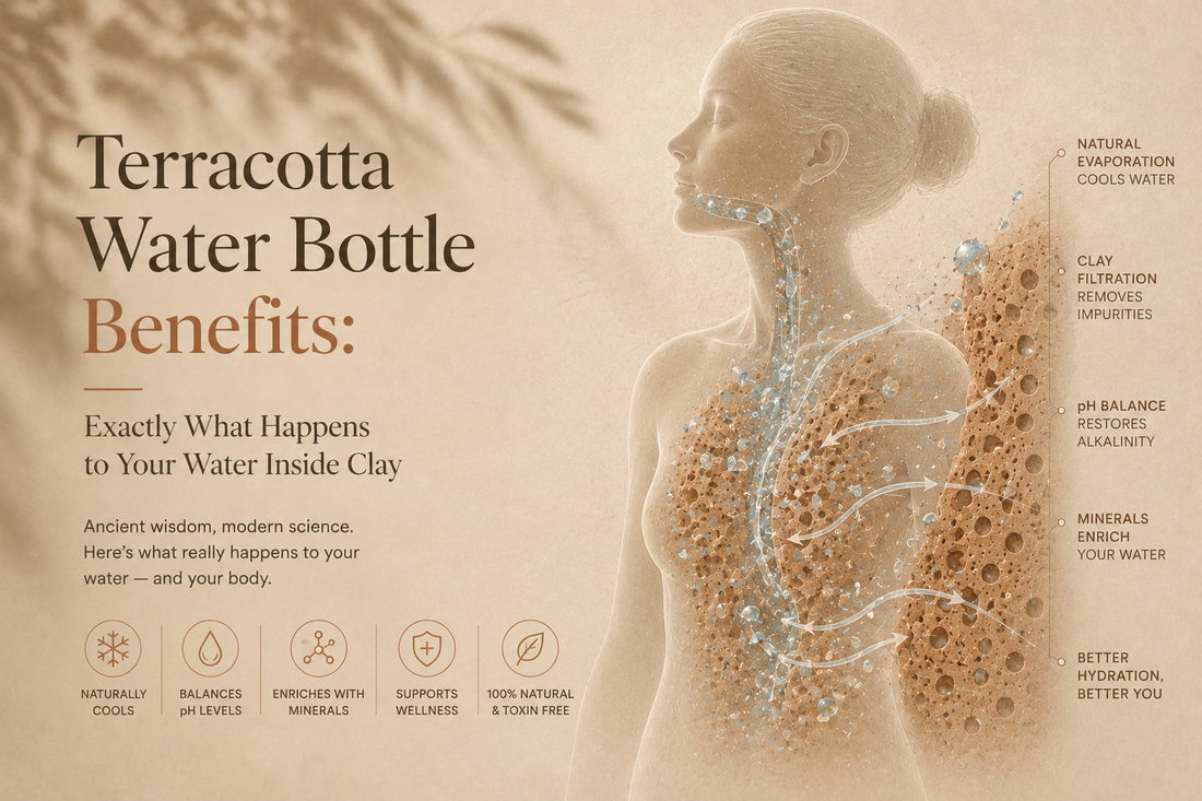 Terracotta Water Bottle Benefits: Exactly What Happens to Your Water Inside Clay