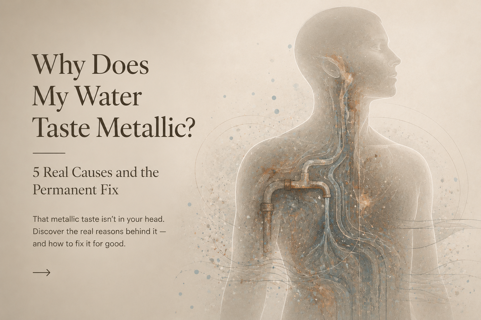 Why Does My Water Taste Metallic? 5 Real Causes and the Permanent Fix