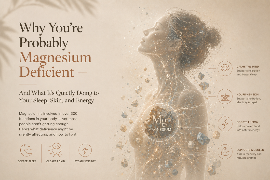 Why You're Probably Magnesium Deficient — And What It's Quietly Doing to Your Sleep, Skin, and Energy